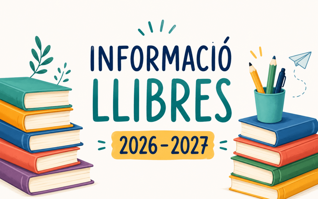 Informació llibres curs 2026-2027